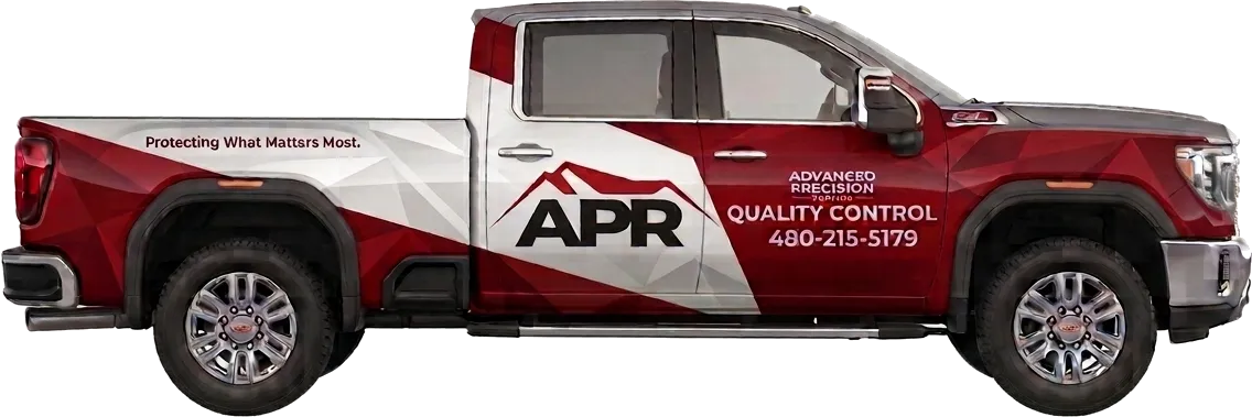 Advanced Precision Roofing service truck